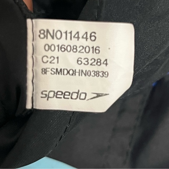 Men’s Speedo Board Shorts Striped Mesh Lined Summer Vacation Beach Size Large - Picture 8 of 11